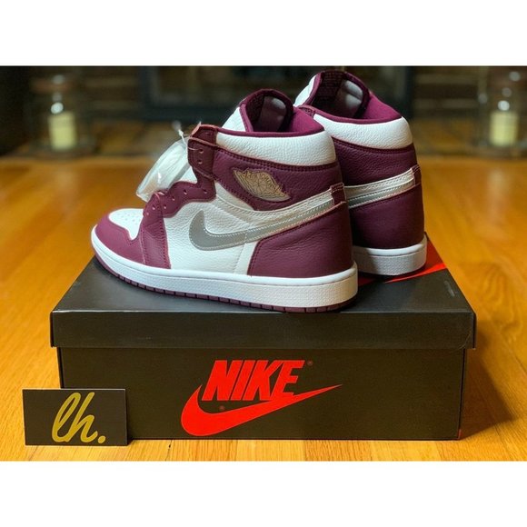 Sz 10 Air Jordan 1 Retro High "Bordeaux" - Picture 3 of 5